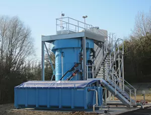 Filtraflo Carb - modular and flexible skid-mounted media pressure blue filters picture