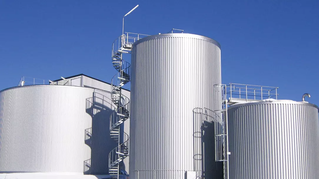 Biobed Advanced EGSB plant for anaerobic wastewater treatment